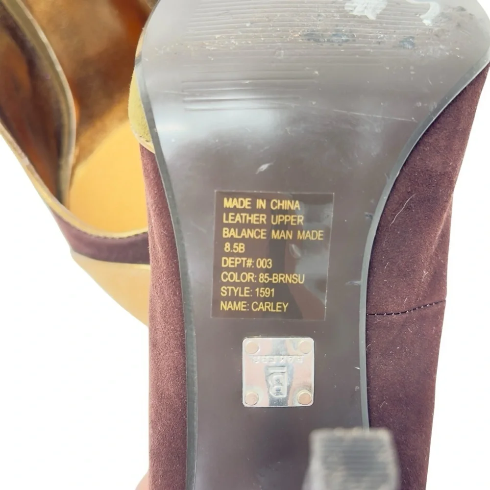 Bakers Carley Brown and Tan Stiletto Pumps